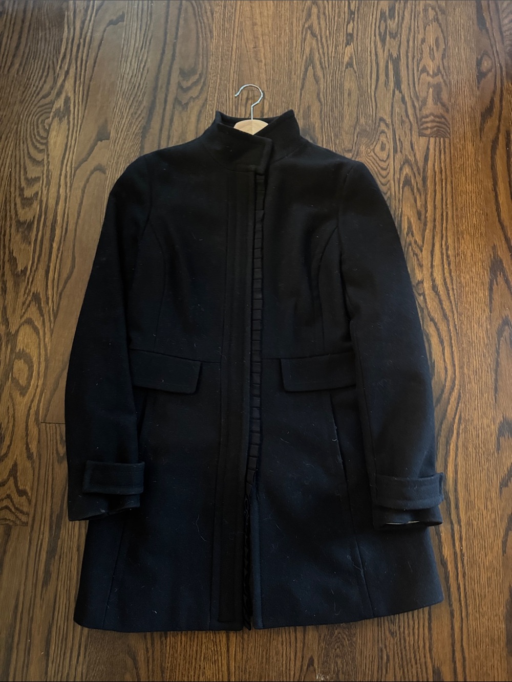 Banana Republic Black Wool Funnel-Neck Perfect condition